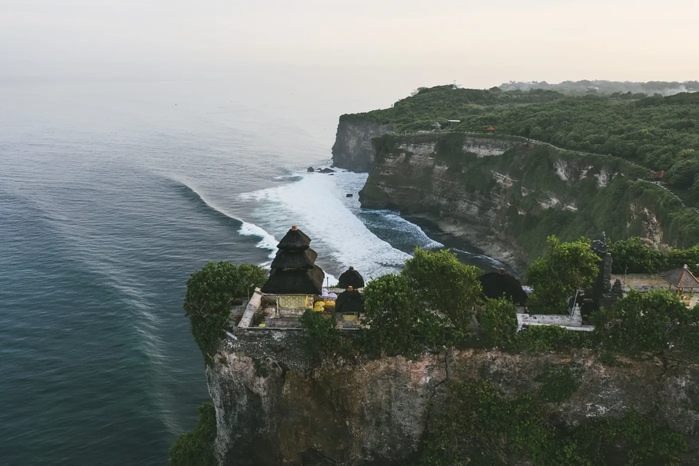 Uluwatu clifftop temple above the sea