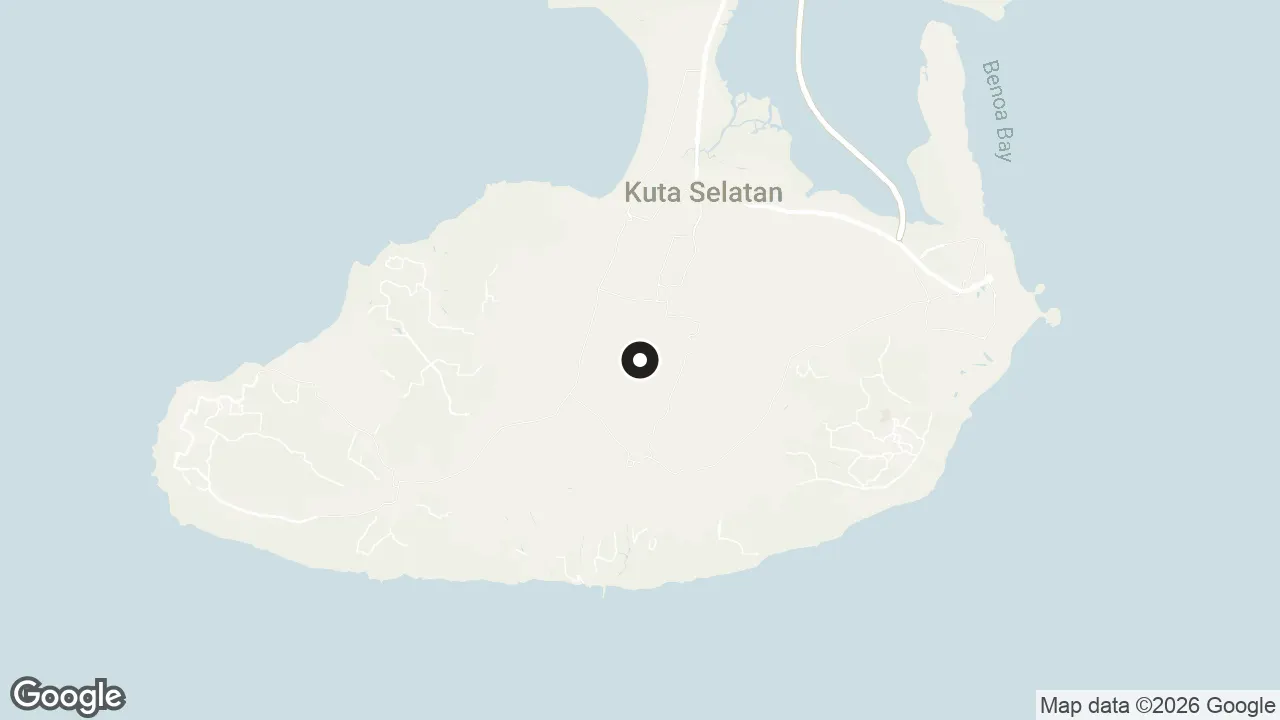 Map of the stops for Garuda Wisnu Kencana